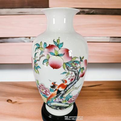 Bình Sứ Xương Tích Phú Quý Trường Thọ - Hàng Gốm Sứ Cao Cấp
